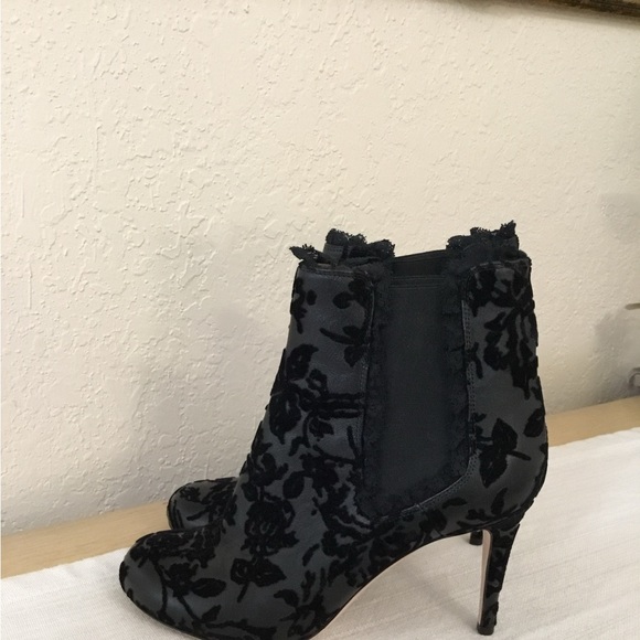 Red Valentino Black floral print size 38 - Picture 4 of 10